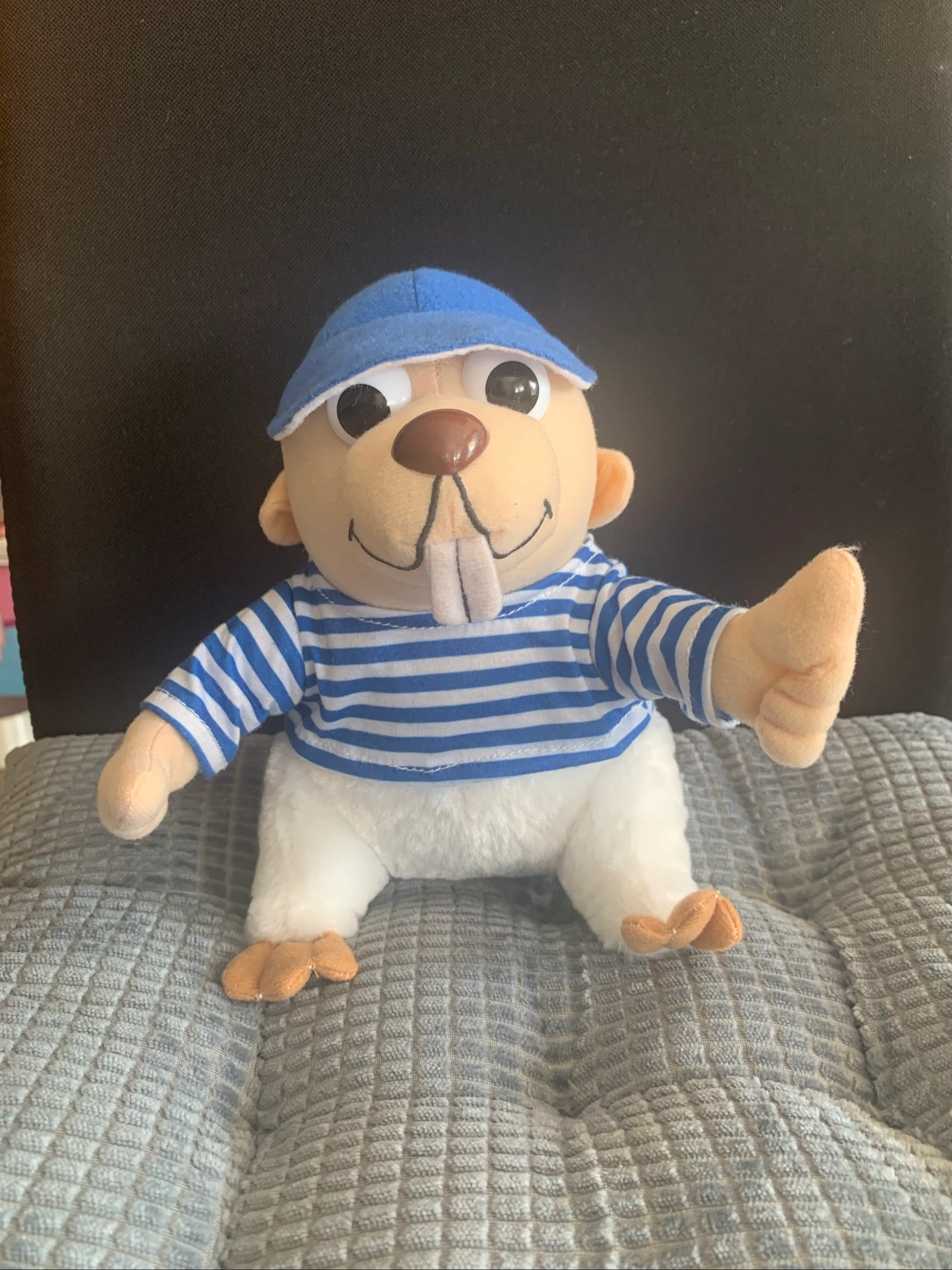 Peluche castor style marin – Comme neuve 